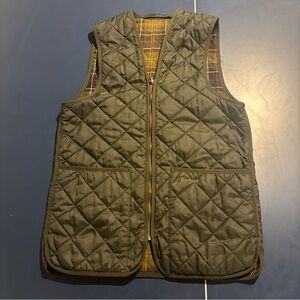 Barbour Olive Quilted Gilet